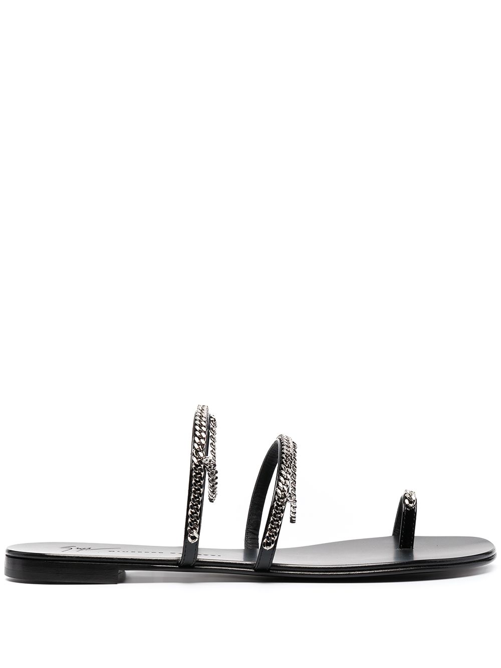 Mignon Leather Flat Sandals дамски обувки Giuseppe Zanotti Design 849459389_35