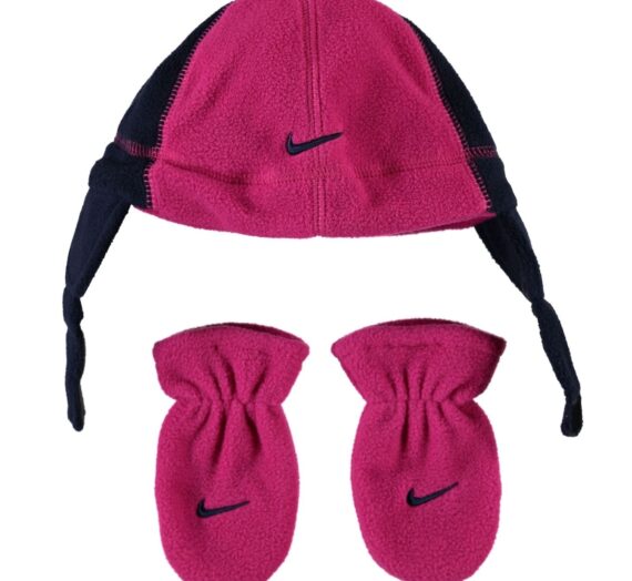 Деца  Детски аксесоари  Шапки Nike Polar Hat Set Infant Girls 895505-5666213