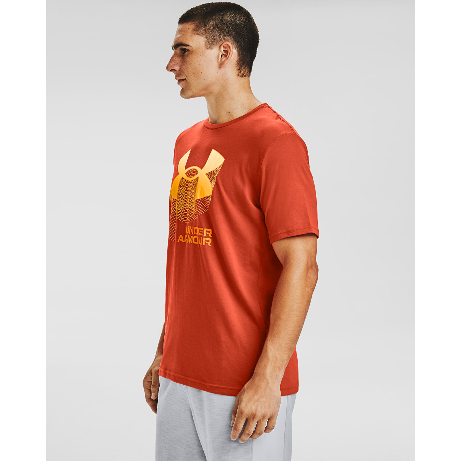 Тениски Under Armour Big Logo Wordmark Ss Orange 905326