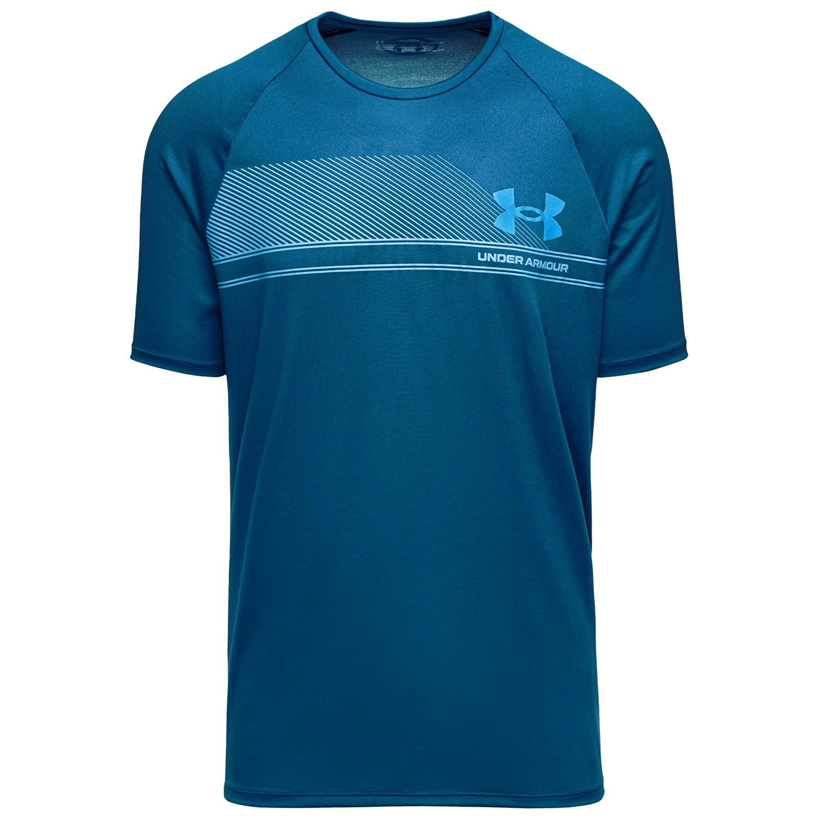 Тениски Under Armour Logo Wordmark Tech Ss Blue 905605