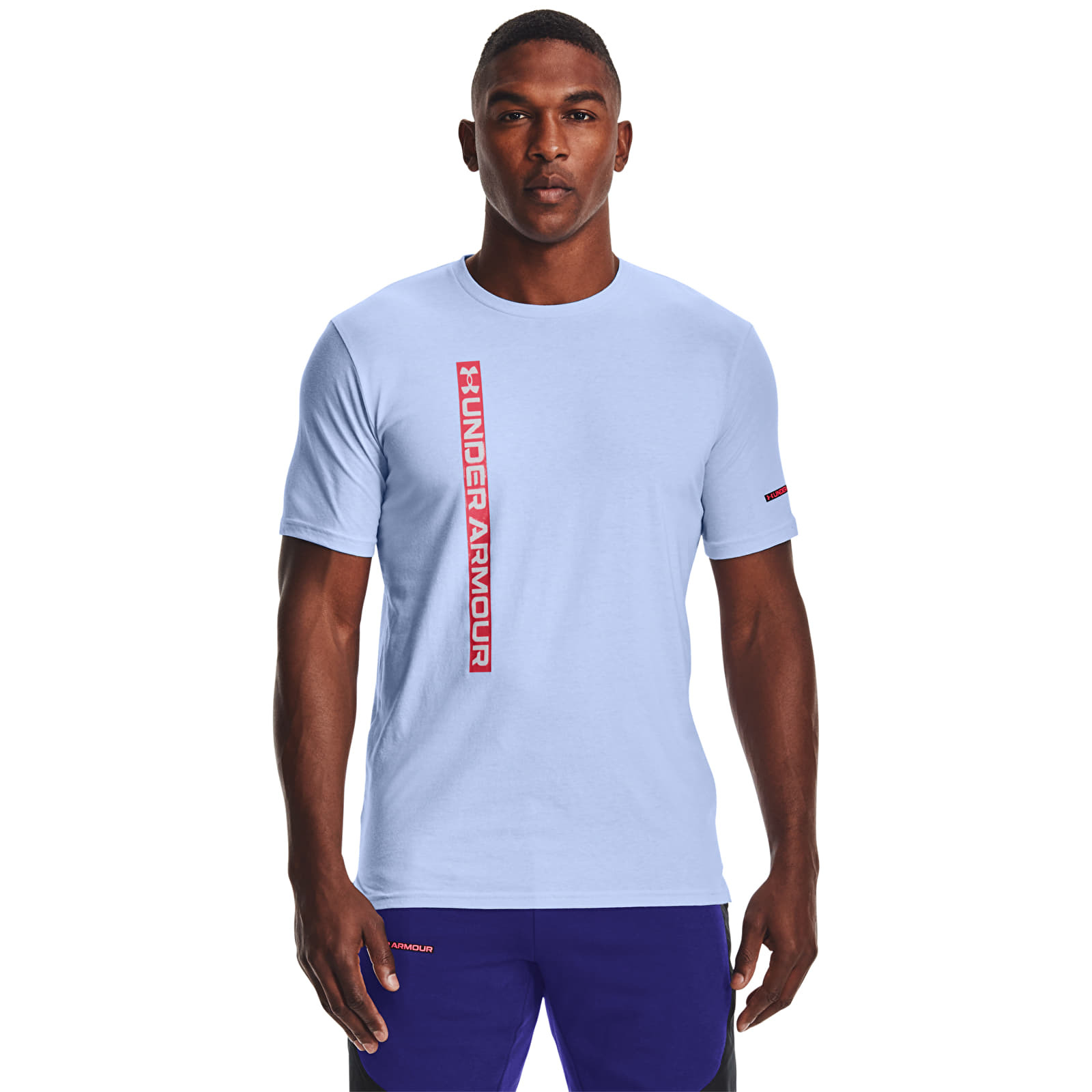 Тениски Under Armour Vertical Wordmark Ss Blue 907594