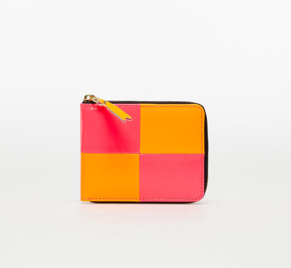 Портфейли Comme des Garçons Fluo Squares Wallet Light Orange/ Pink 1046431