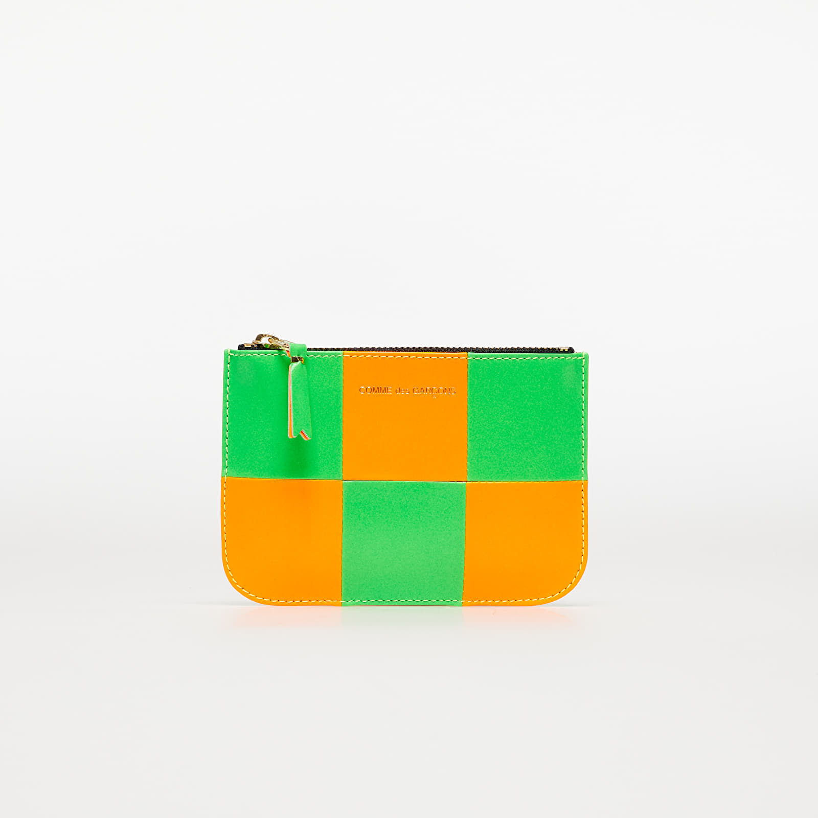 Портфейли Comme des Garçons Fluo Squares Wallet Orange/ Green 1046437