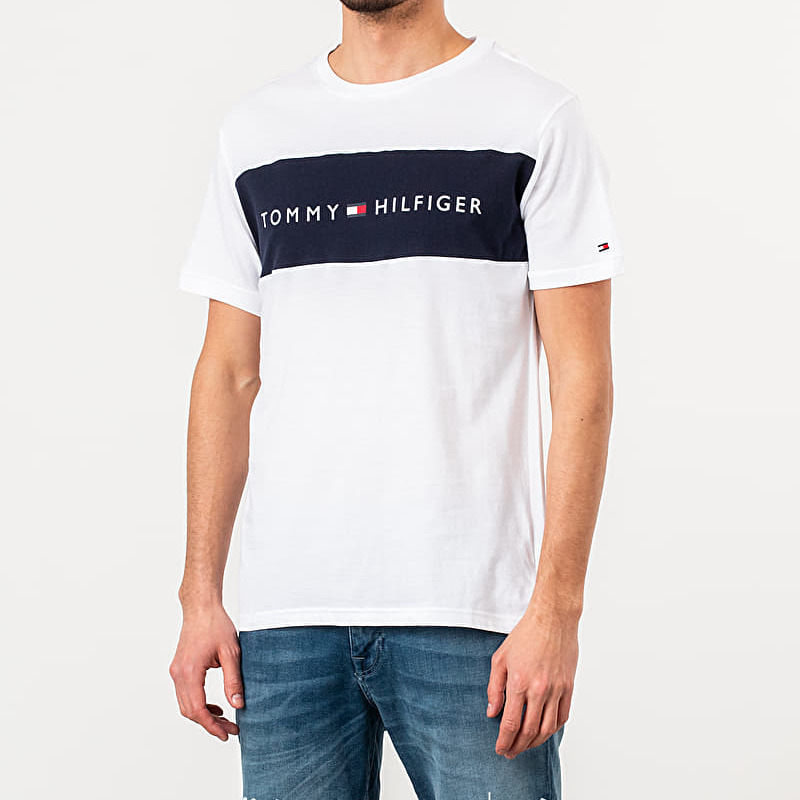 Тениски Tommy Hilfiger Logo Flag Tee White/ Navy 271899