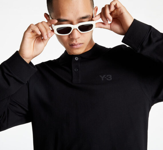 Тениски с дълъг ръкав Y-3 Classic Pique LongSleeve Polo Shirt Black 714136