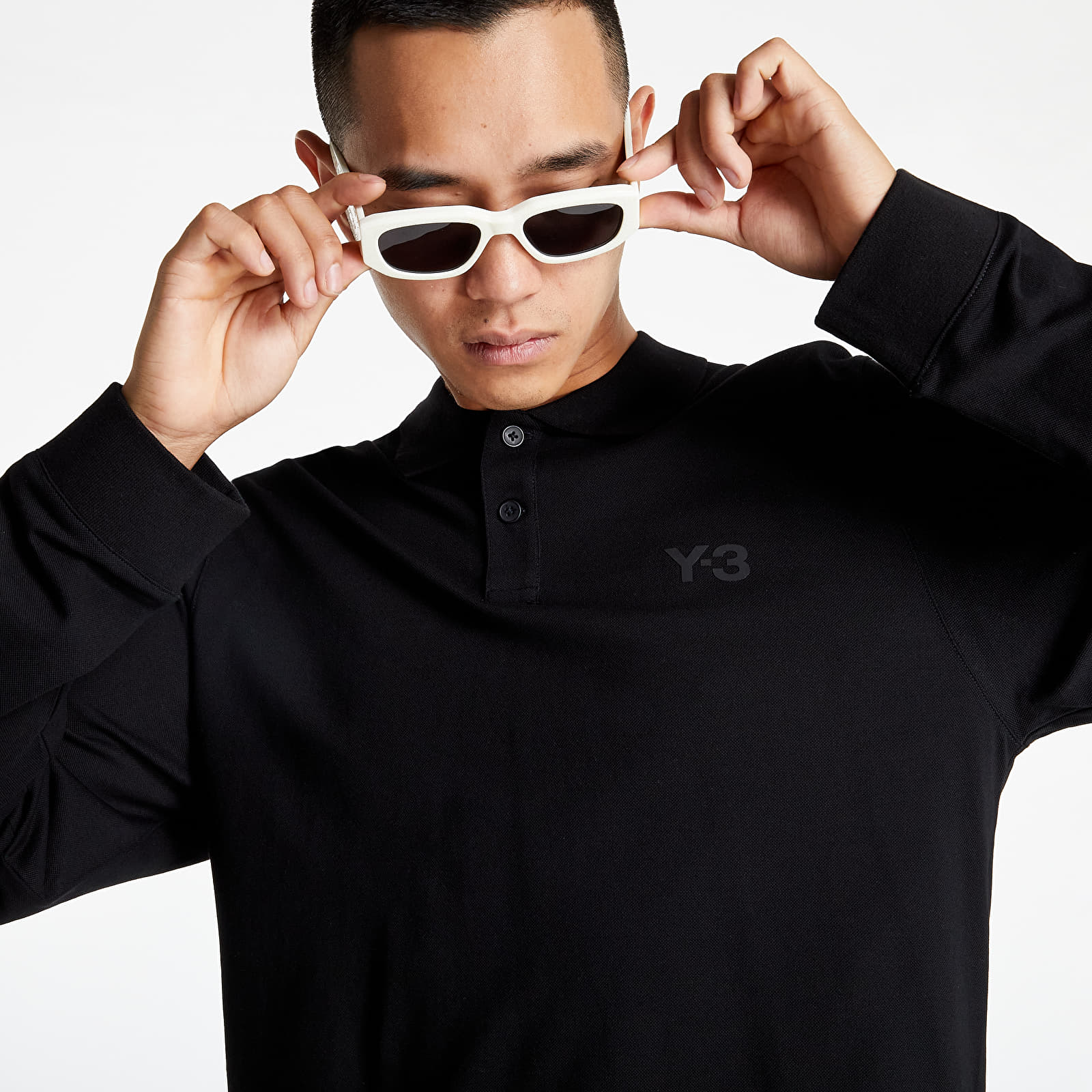 Тениски с дълъг ръкав Y-3 Classic Pique LongSleeve Polo Shirt Black 714136