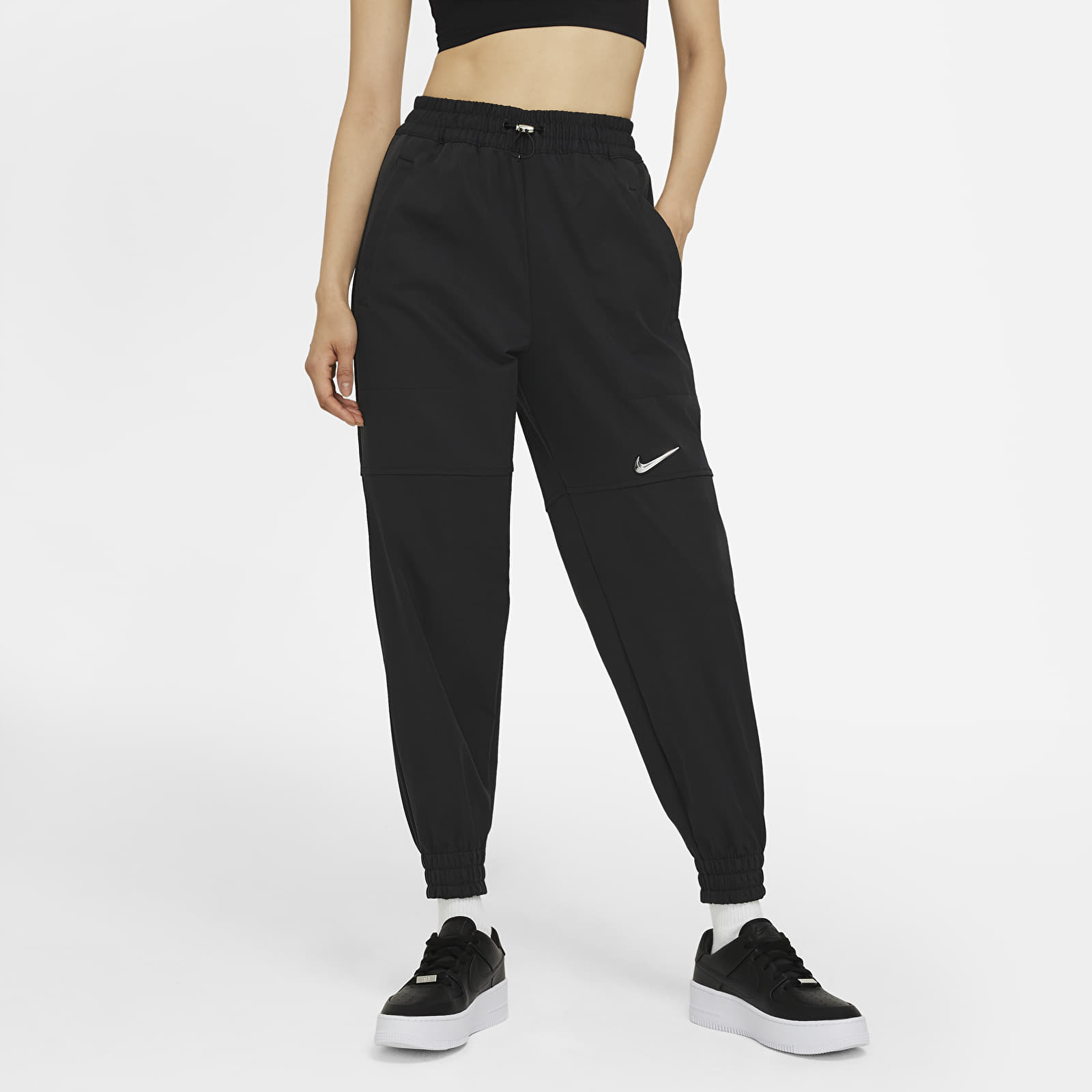 Дънки и панталони Nike NSW swoosh pants W (Plus Size) Black 735571