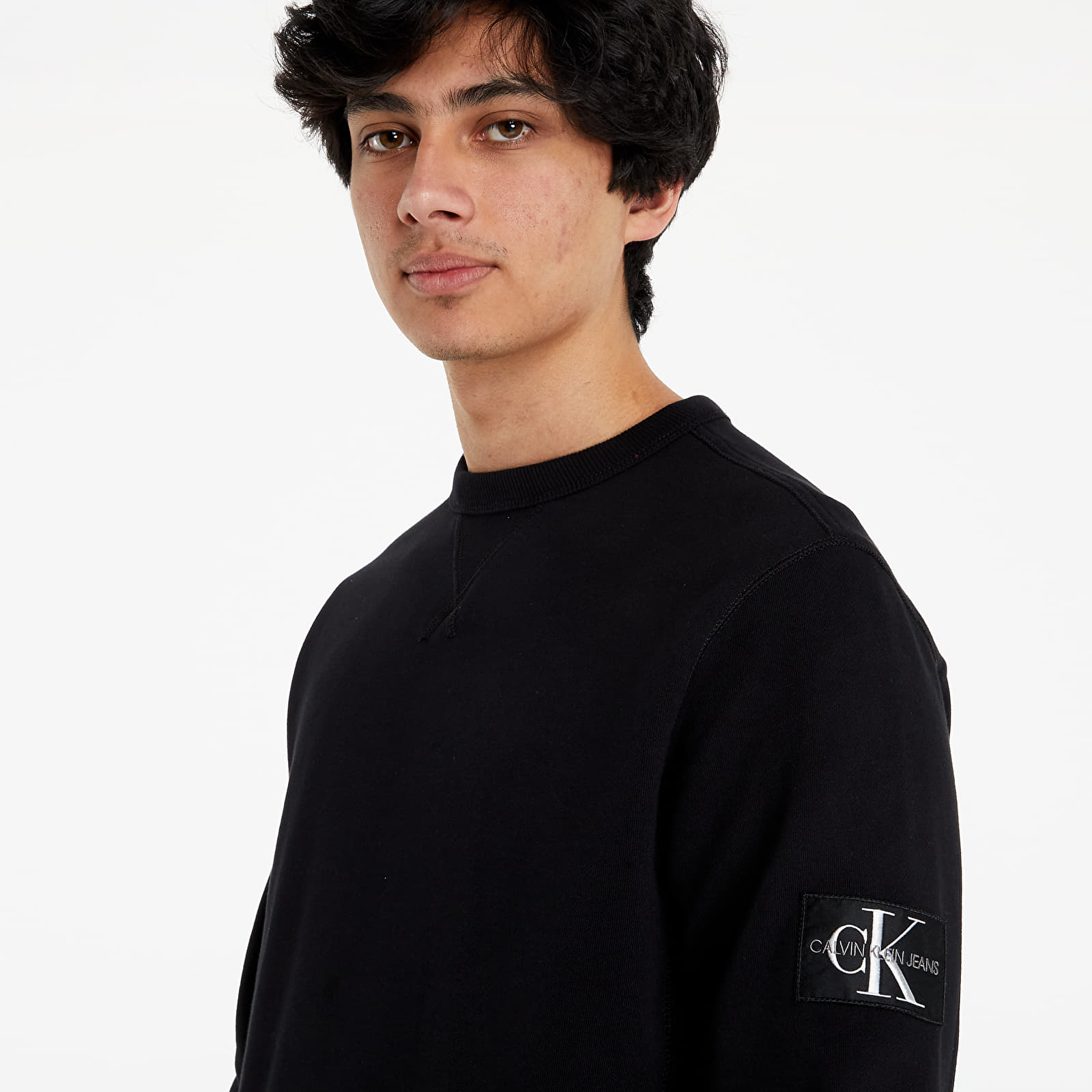 Суичъри и пуловери Calvin Klein Jeans Monogram Sweatshirt CK Black 750709