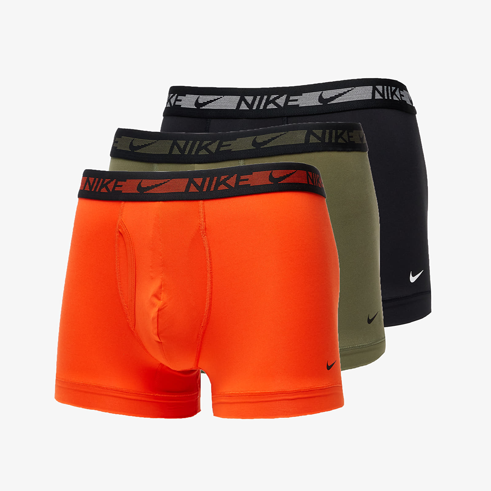Боксерки Nike Trunks 3 Pack Team Orange/ Medium Olive/ Black 753535
