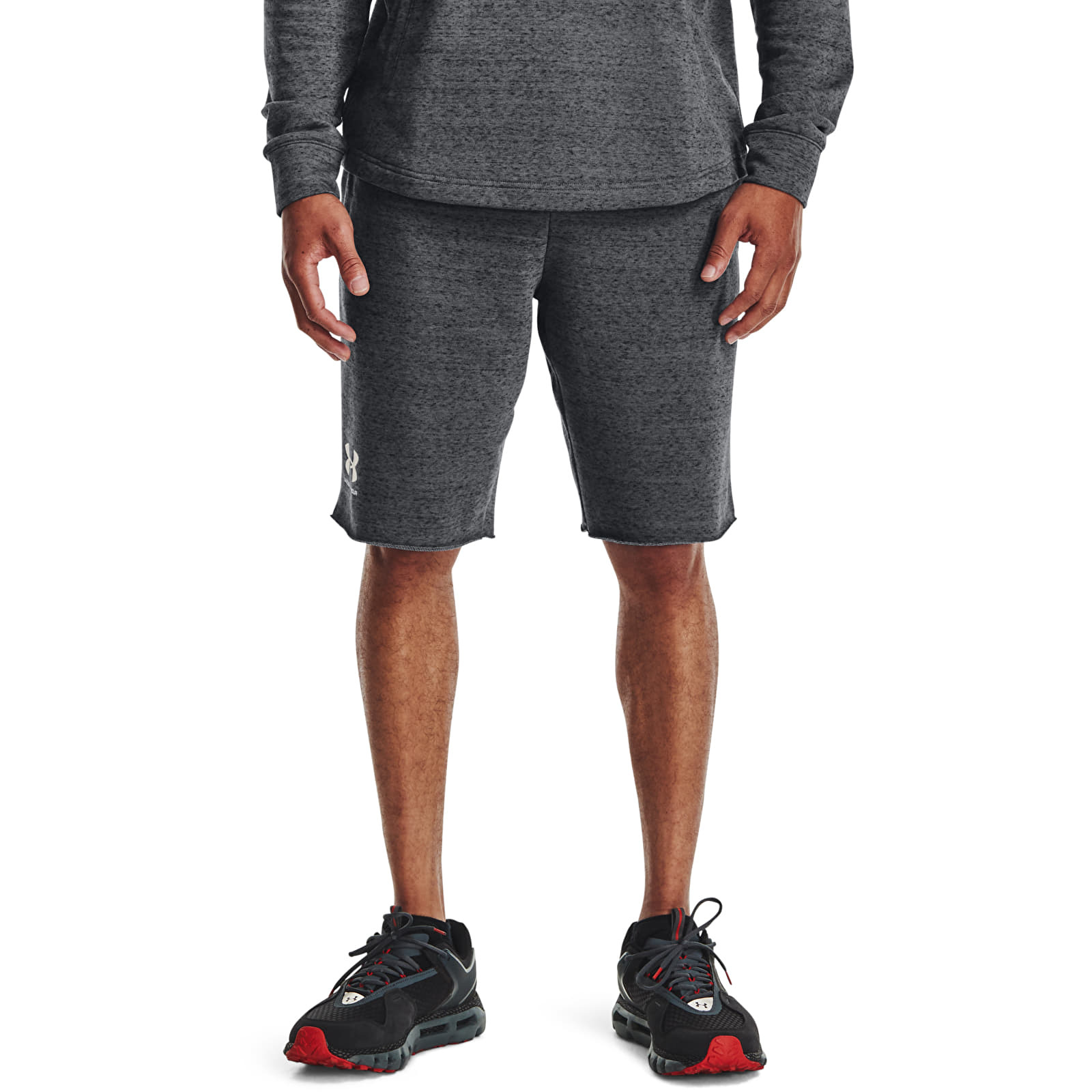 Къси панталони Under Armour Rival Terry Short Pitch Gray Full Heather/ Onyx White 763936