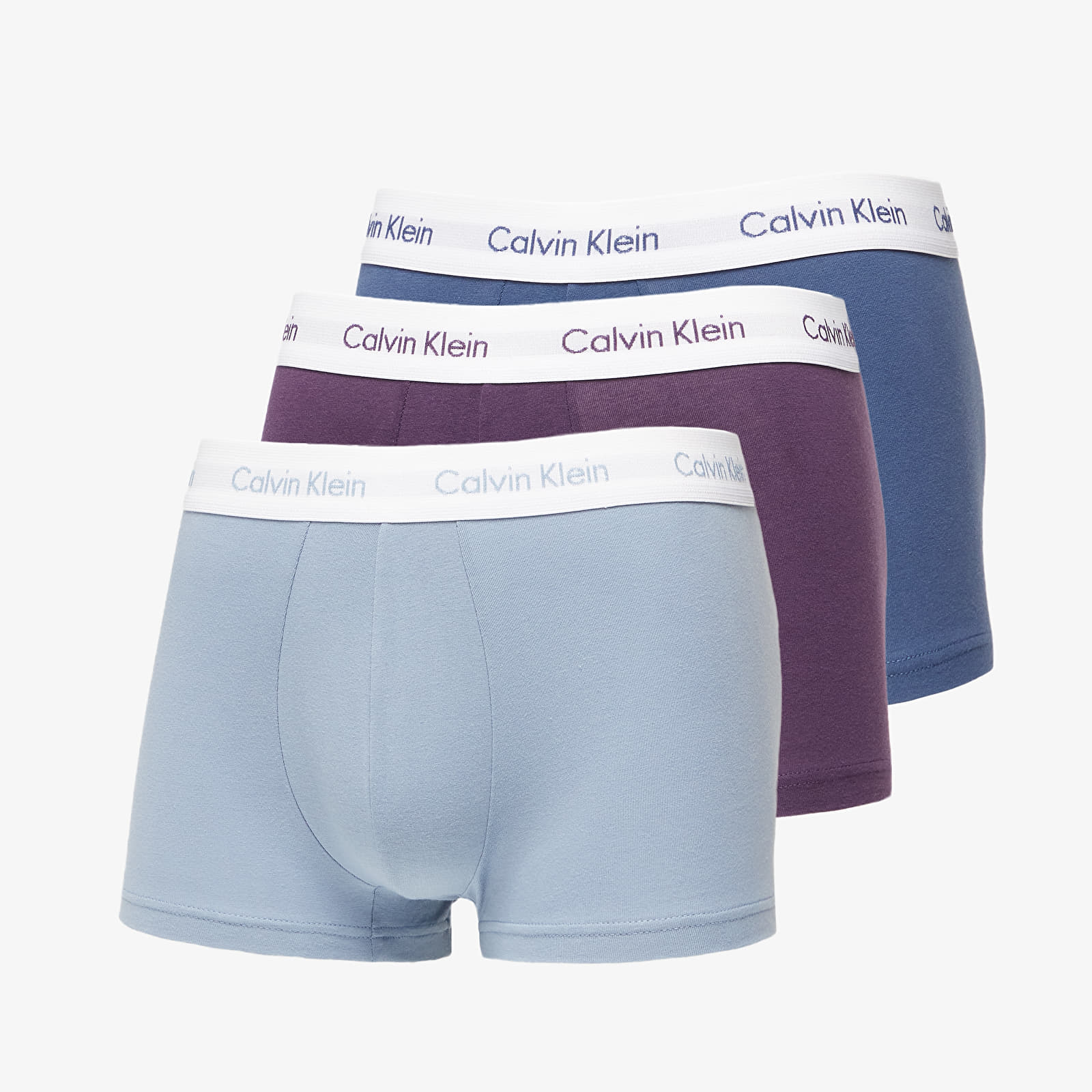 Боксерки Calvin Klein 3 Pack Low Rise Trunks Blue/ Purple/ Blue 775267