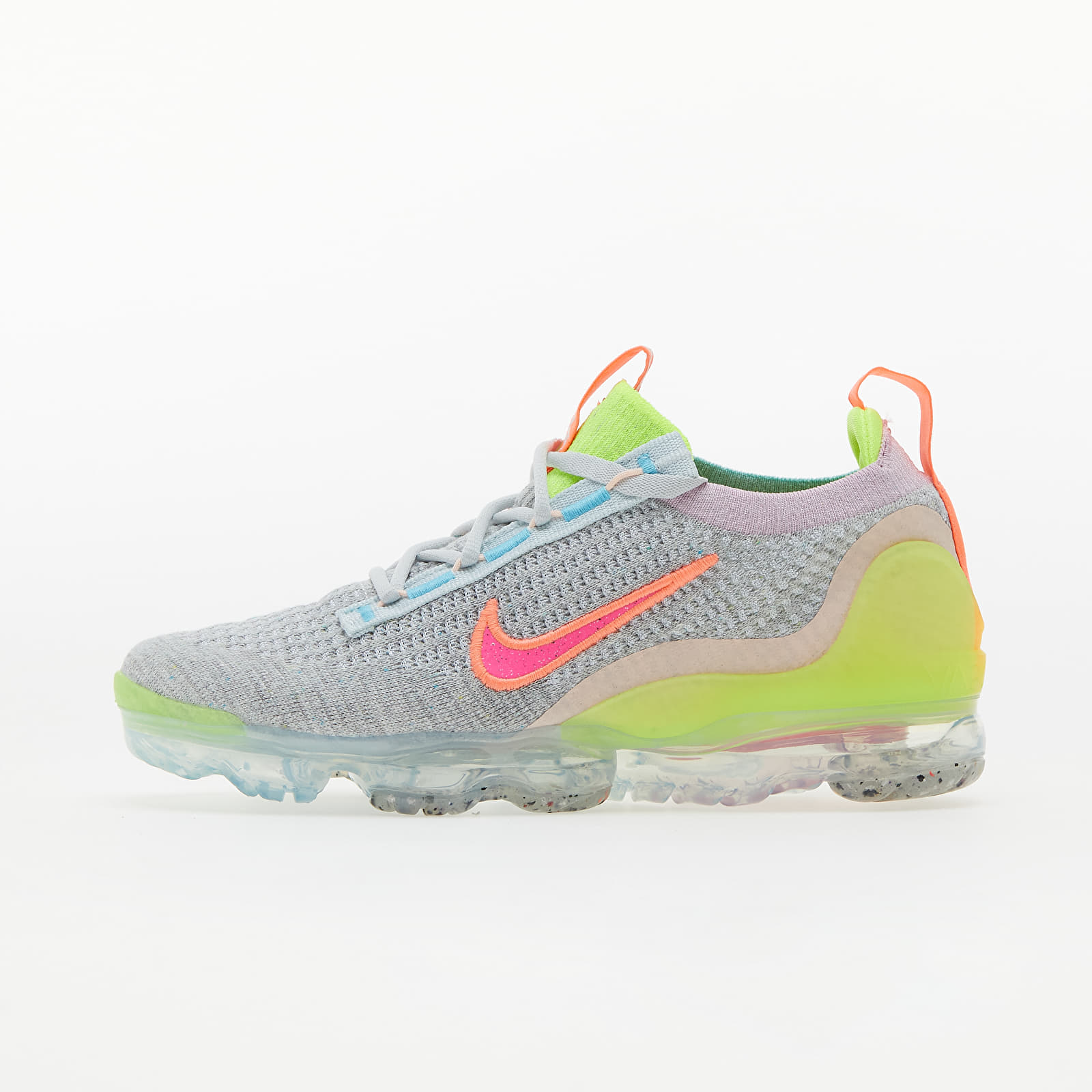 Дамски кецове и обувки Nike W Air VaporMax 2021 Flyknit Photon Dust/ Hyper Pink-Bright Mango-Volt 782653