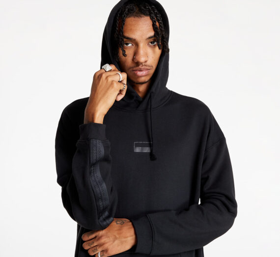 Суичъри и пуловери adidas R.Y.V. Logo Hoody Black 794113