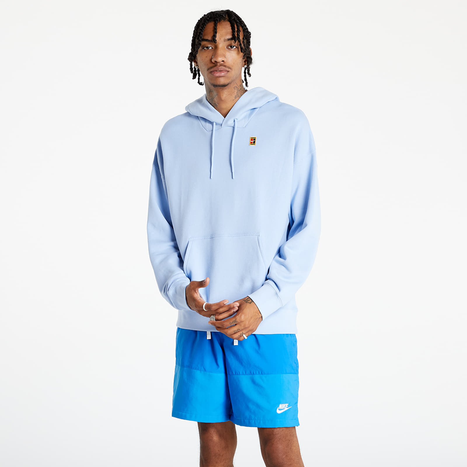 Суичъри и пуловери NikeCourt Men’s Fleece Tennis Hoodie Aluminum 802363