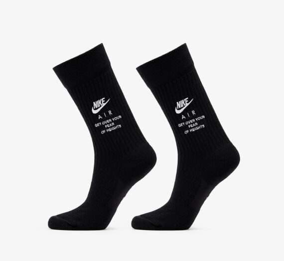 Чорапи Nike Crew Socks Black/ White 805792