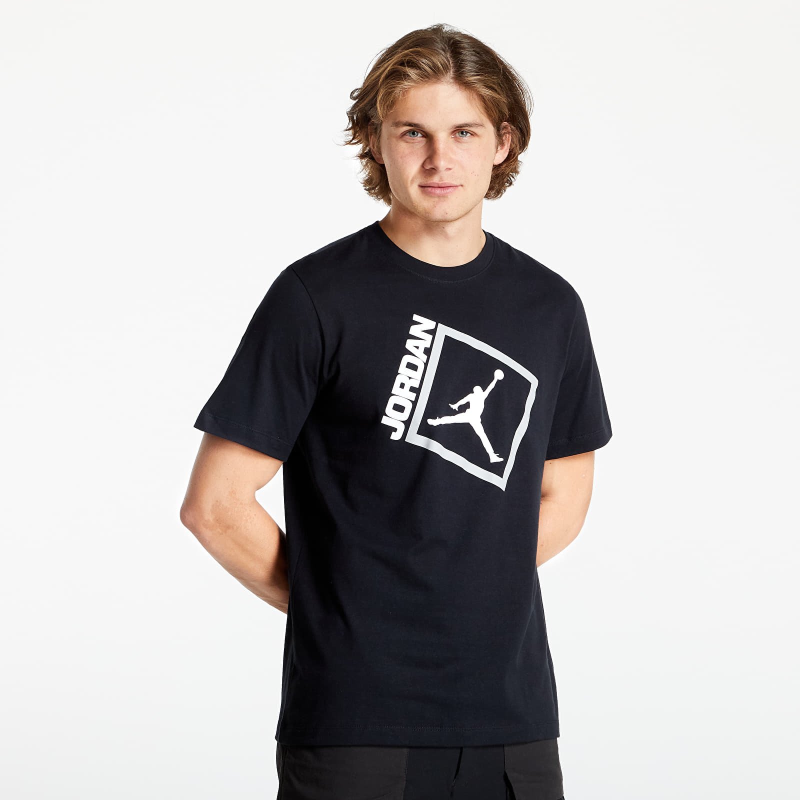 Тениски Jordan Jumpman Box Men’s Short-Sleeve T-Shirt Black/ White 807124
