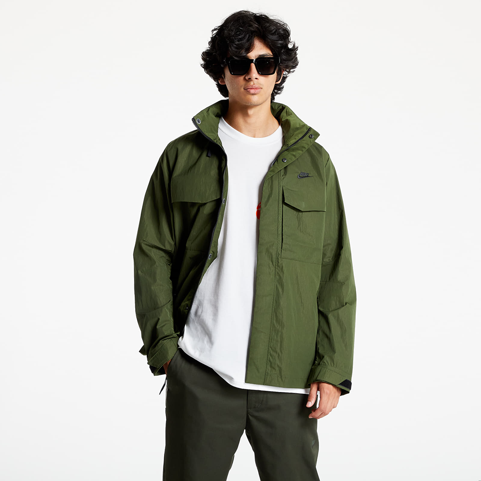 Якета Nike Sportswear Men’s Unlined Hooded M65 Jacket Rough Green/ Black/ Black 807937