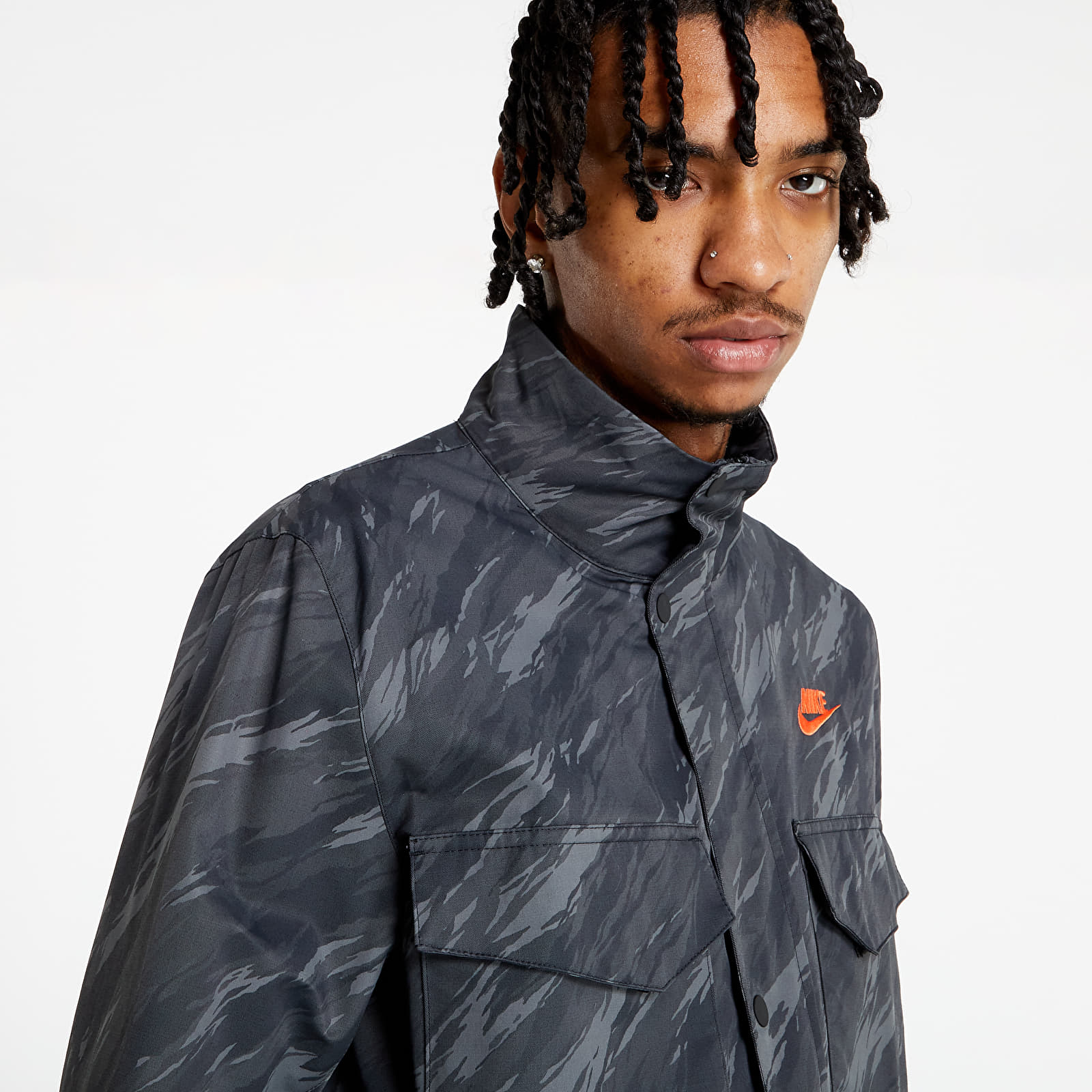 Якета Nike Sportswear Essentials Men’s Woven M65 Jacket Black/ Orange 808642