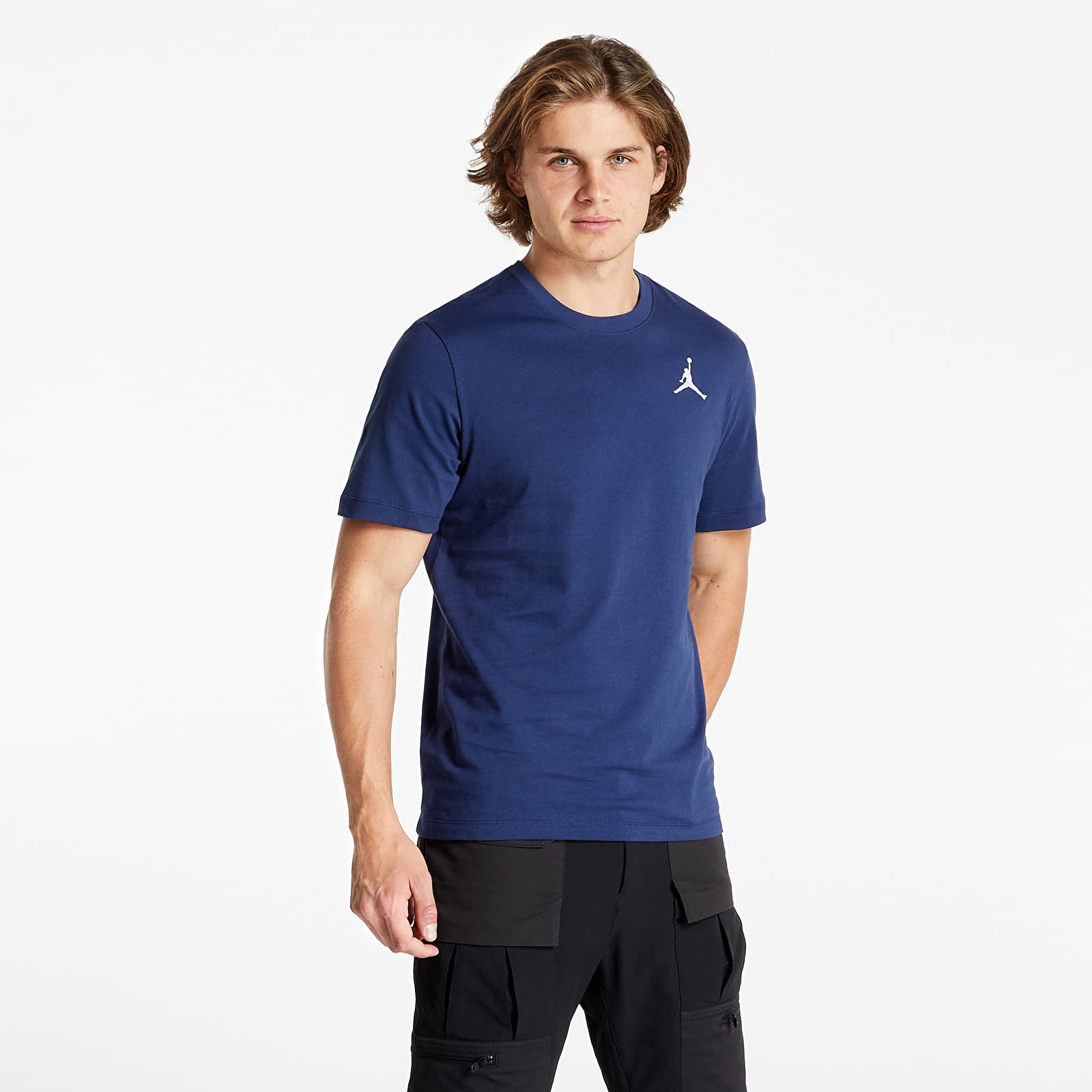 Тениски Jordan Jumpman M Short-Sleeve T-Shirt Midnight Navy/ White 866278