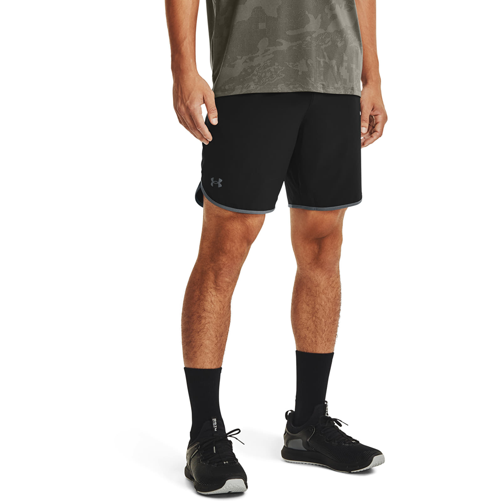 Къси панталони Under Armour Hiit Woven Shorts Black/ Pitch Gray 918916