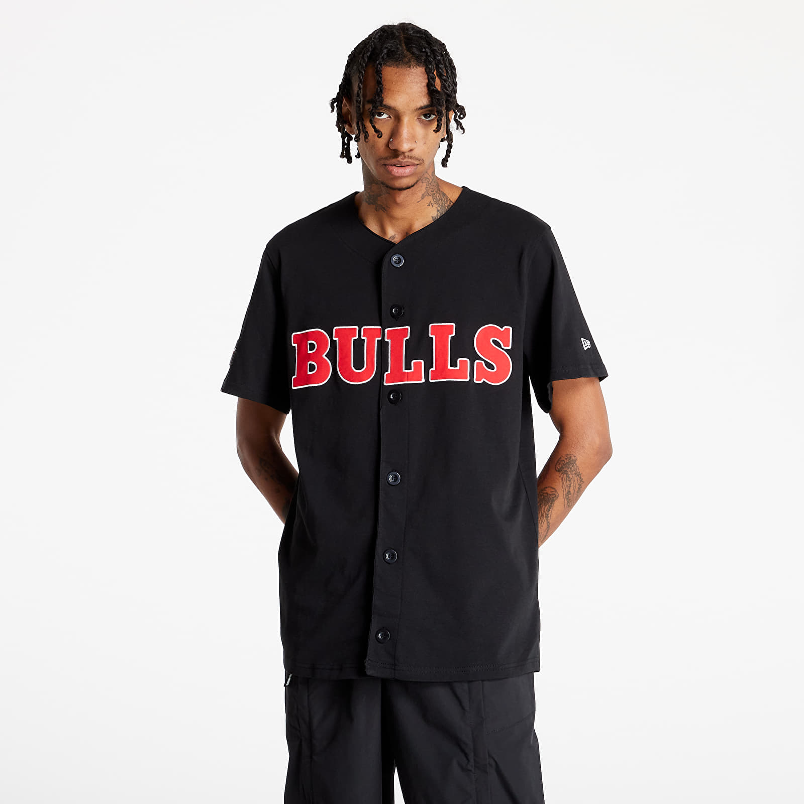 Тениски и ризи New Era Nba Outdoor Utility Bb Jersey Chicago Bulls Black 960253