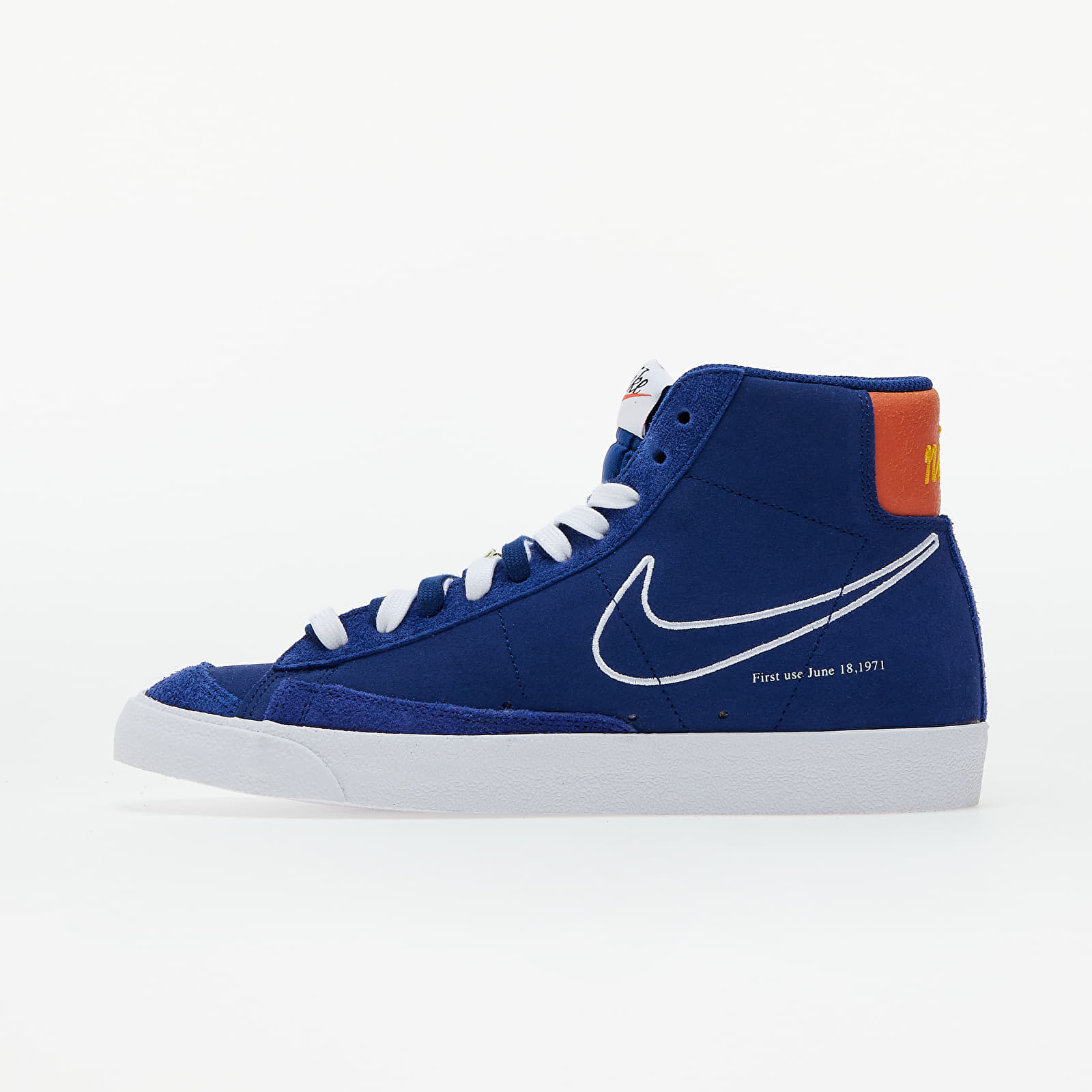 Мъжки кецове и обувки Nike Blazer Mid ’77 Deep Royal Blue/ White-Orange 978280