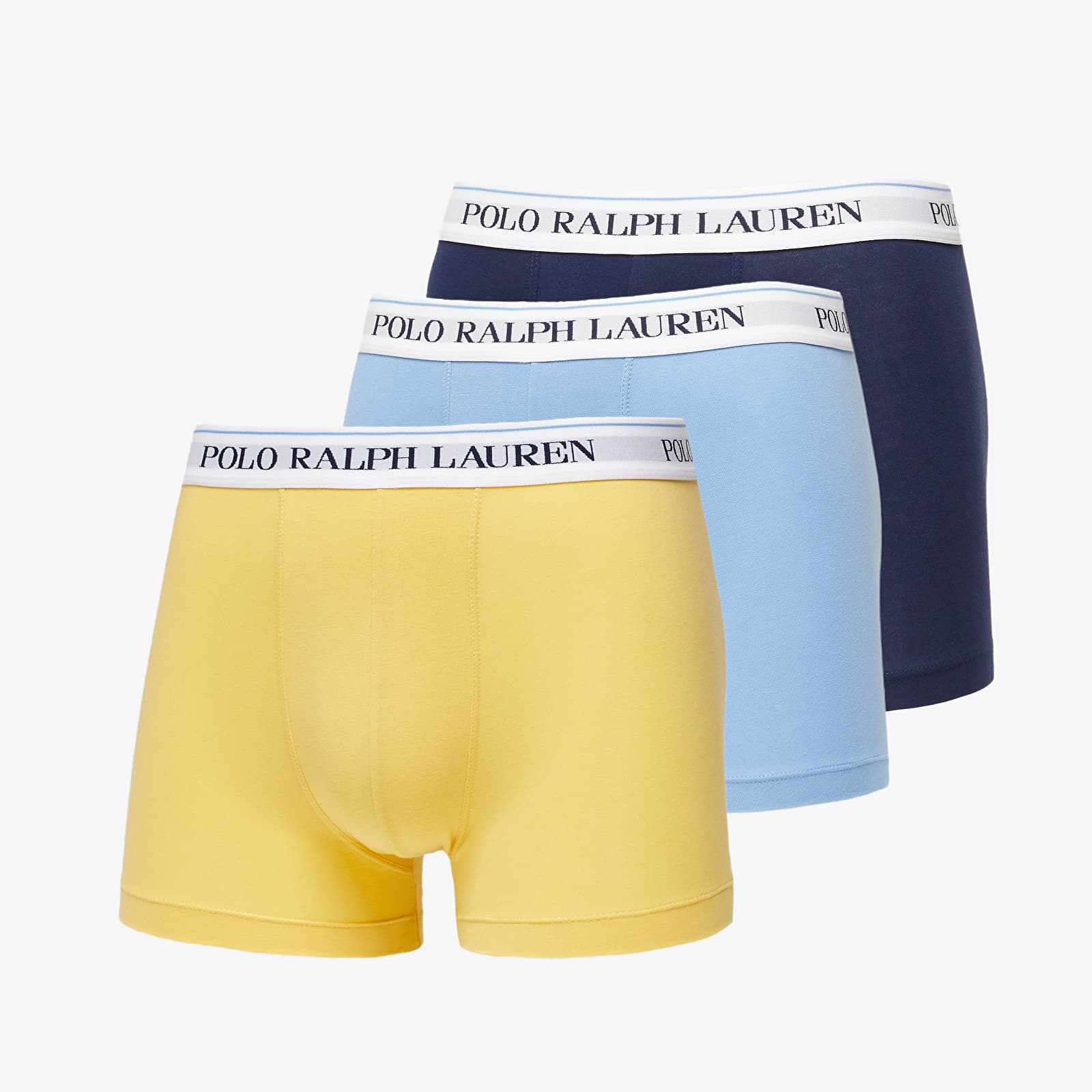 Боксерки Ralph Lauren Stretch Cotton Boxer 3-pack Navy/ Blue/ Yellow 980188
