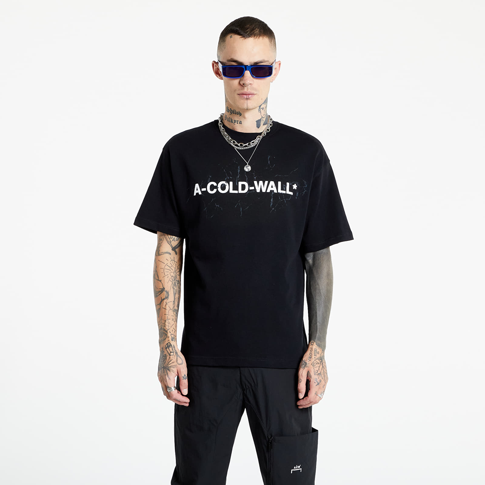Тениски A-COLD-WALL* Logo T-Shirt Black 985237