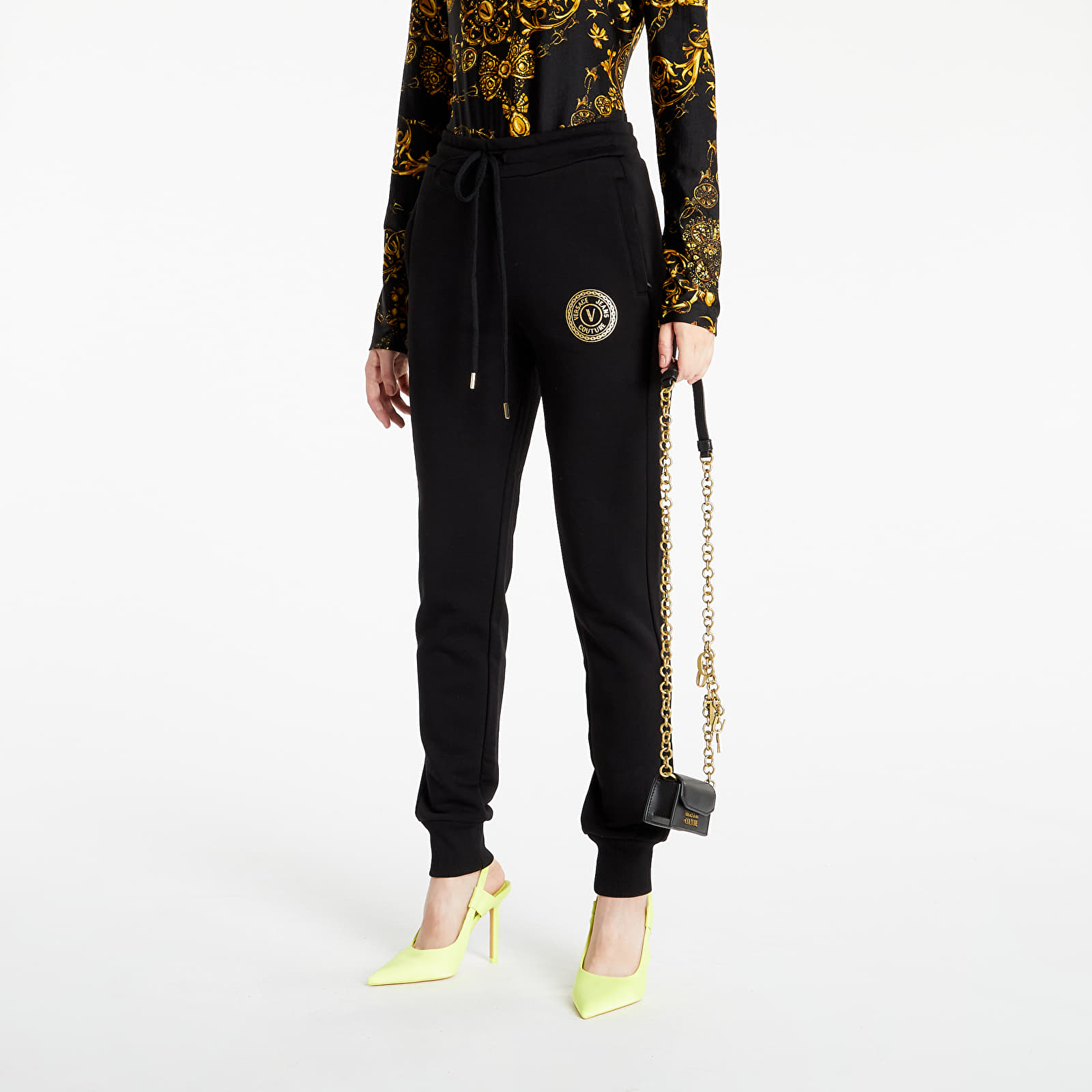 Дънки и панталони Versace Jeans Couture Pantagym Black/ Gold 994042