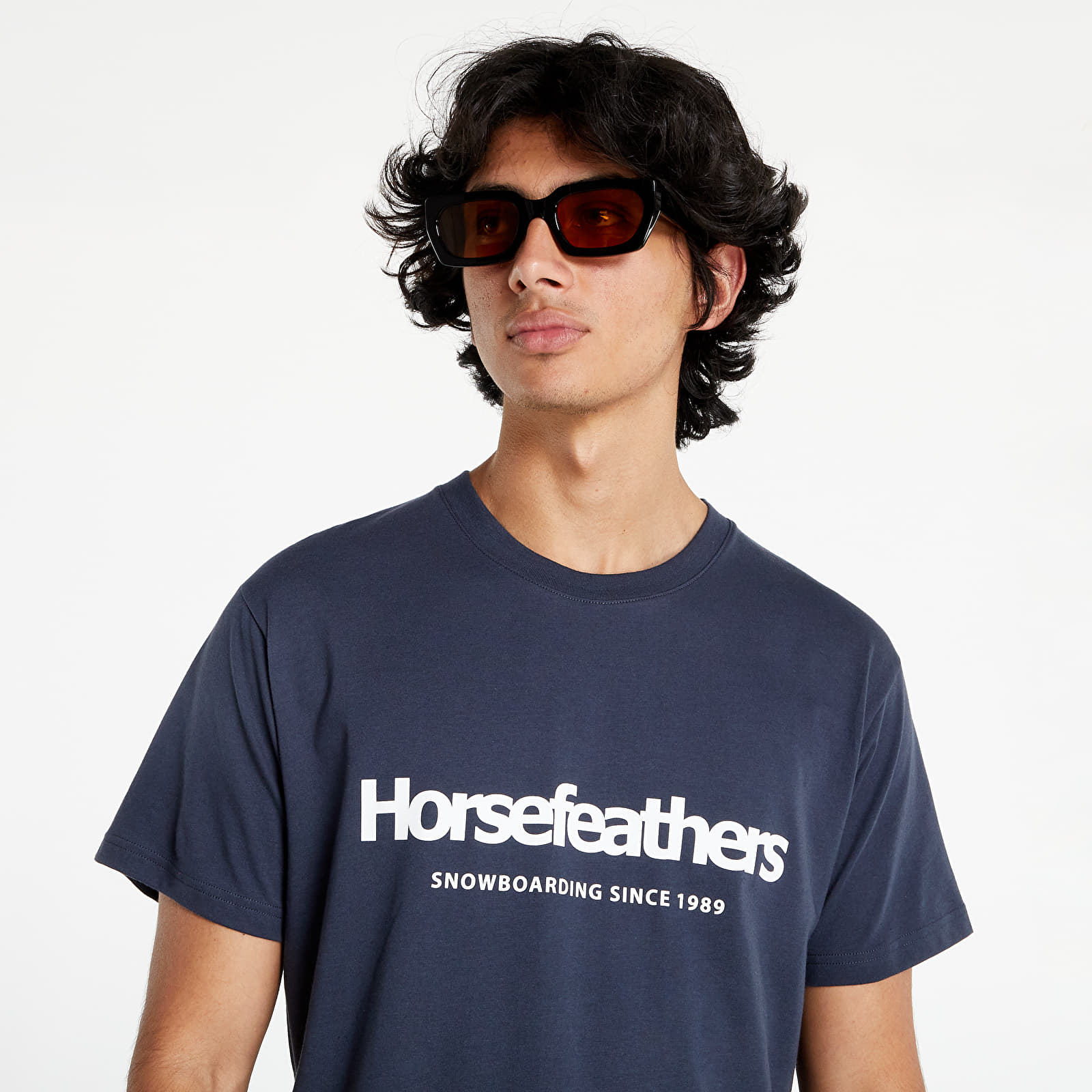 Тениски Horsefeathers Quarter T-Shirt Midnight Navy 1073212