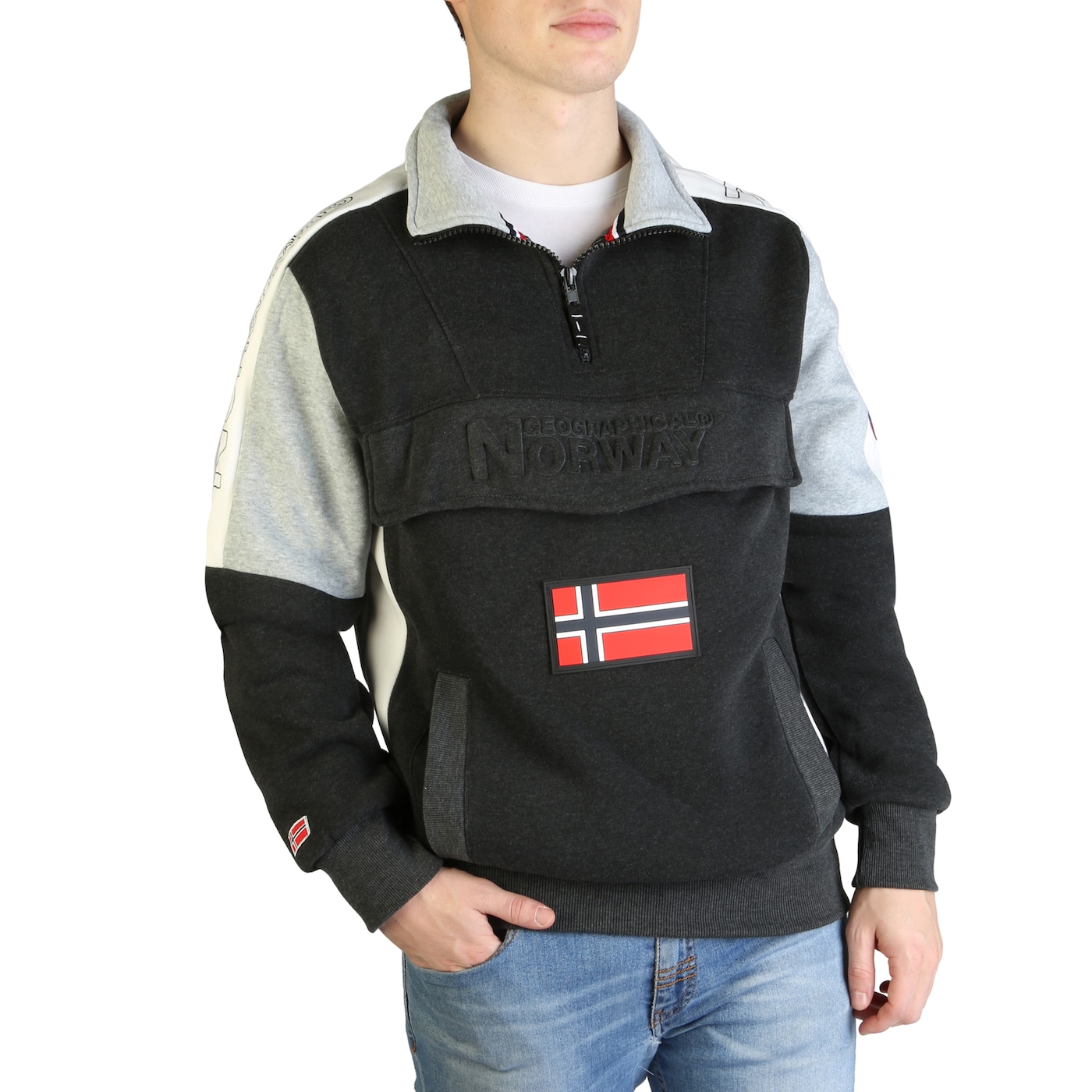 Мъже  Мъжко облекло  Суичъри  Суичъри с цип Geographical Norway Fagostino007_ma 1467043-7836678