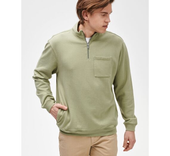 Мъже  Мъжко облекло  Суичъри  Суичъри с цип GAP Sweatshirt Half-Zip Sweat 1584729-8232663