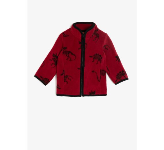 Деца  Облекло за момчета  Суичъри  Суичъри с цип Koton Men’s Claret Red sweatshirt 1664745-8688458