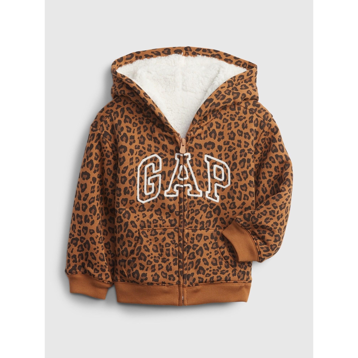 Деца  Облекло за момичета  Суичъри  Суичъри с цип GAP Children’s Sweatshirt Logo cozy hoodiemikina Logo cozy hoodie 1671614-8554094