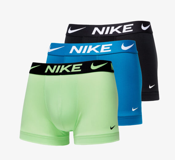 Боксерки Nike Trunk 3 Pack Green Abyss/ Lime Glow/ Black 945370