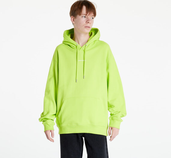 Суичъри и пуловери Calvin Klein Jeans Micro Branding Hoodie Acid Lime 976738