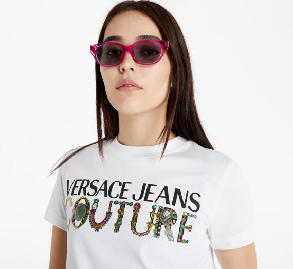 Тениски Versace Jeans Couture Maglietta T-Shirt Serigrafiche White 993967