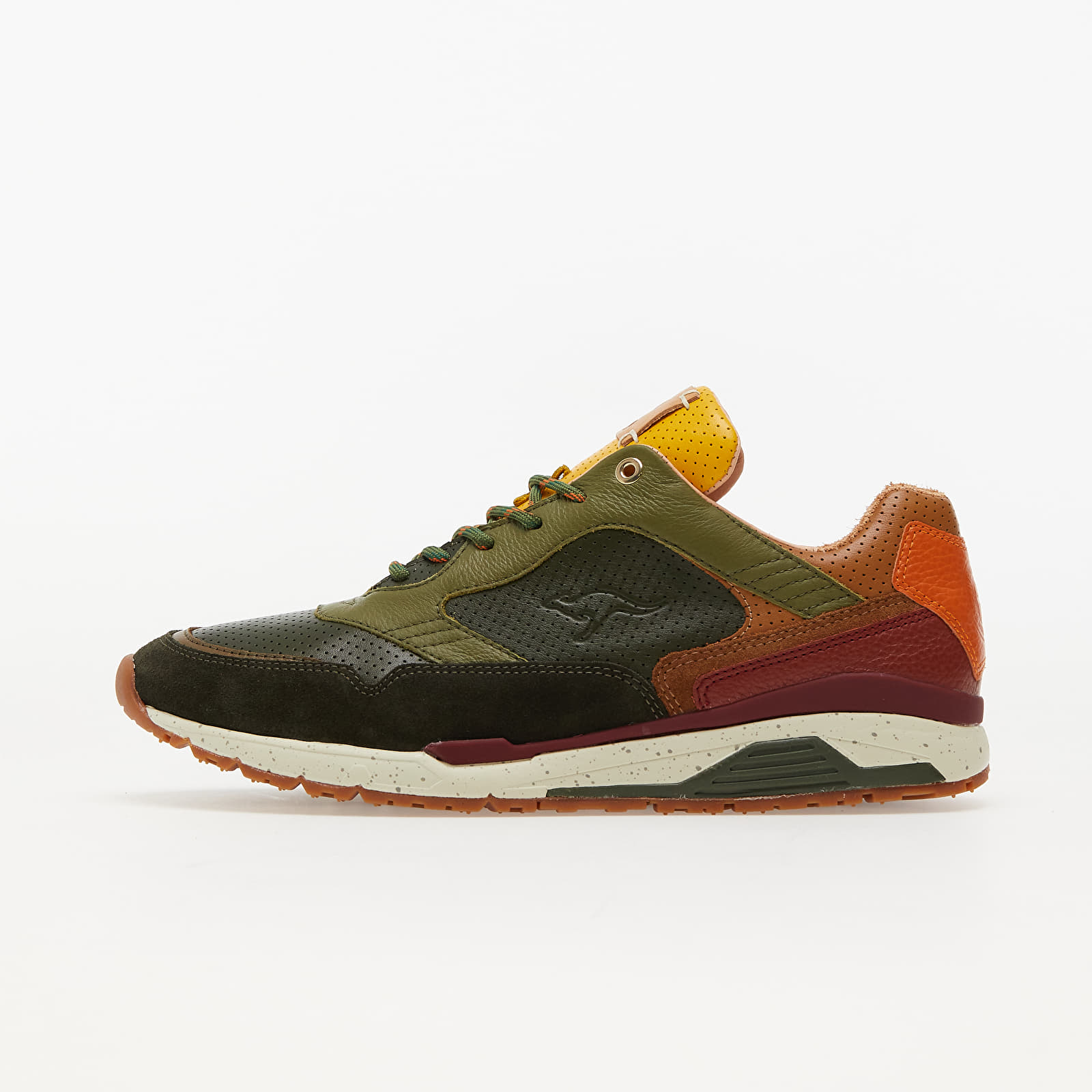 Мъжки кецове и обувки KangaROOS united „Cherry Maple“ (Kish Kash X Sneakerqueen) Forest Green/ Saddle Brown 1045375