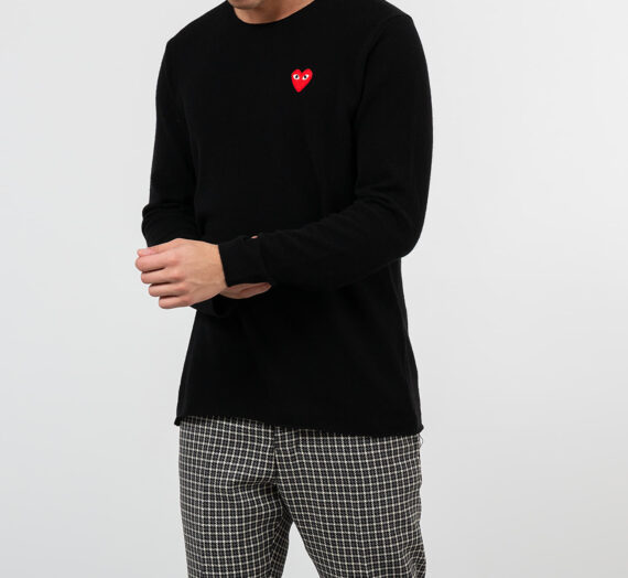 Суичъри и пуловери Comme des Garçons PLAY Knit Black 337667