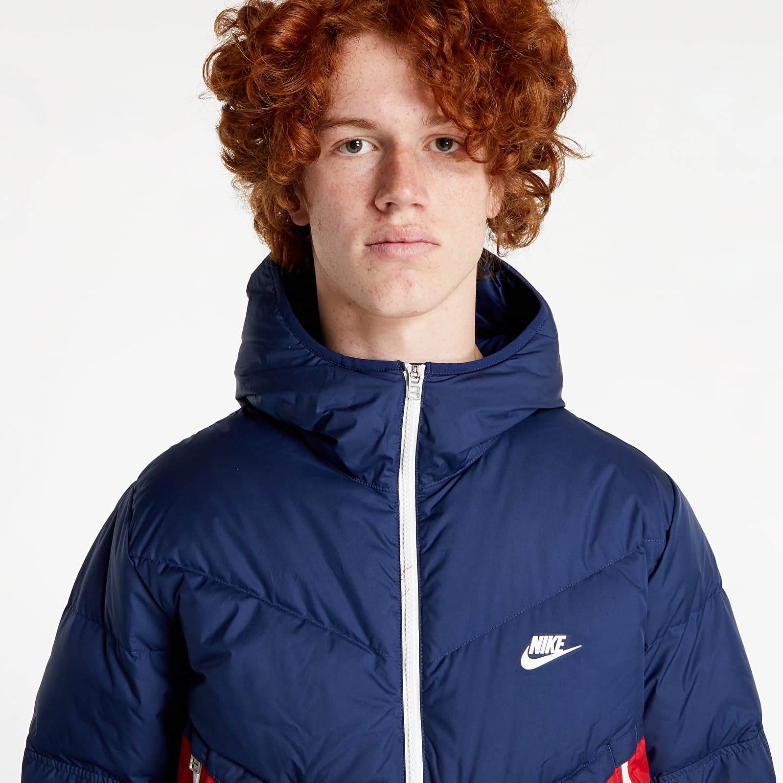 Якета и палта Nike Sportswear M NSW Storm-FIT Windrunner Hd Jacket Blue/ Red 1064641