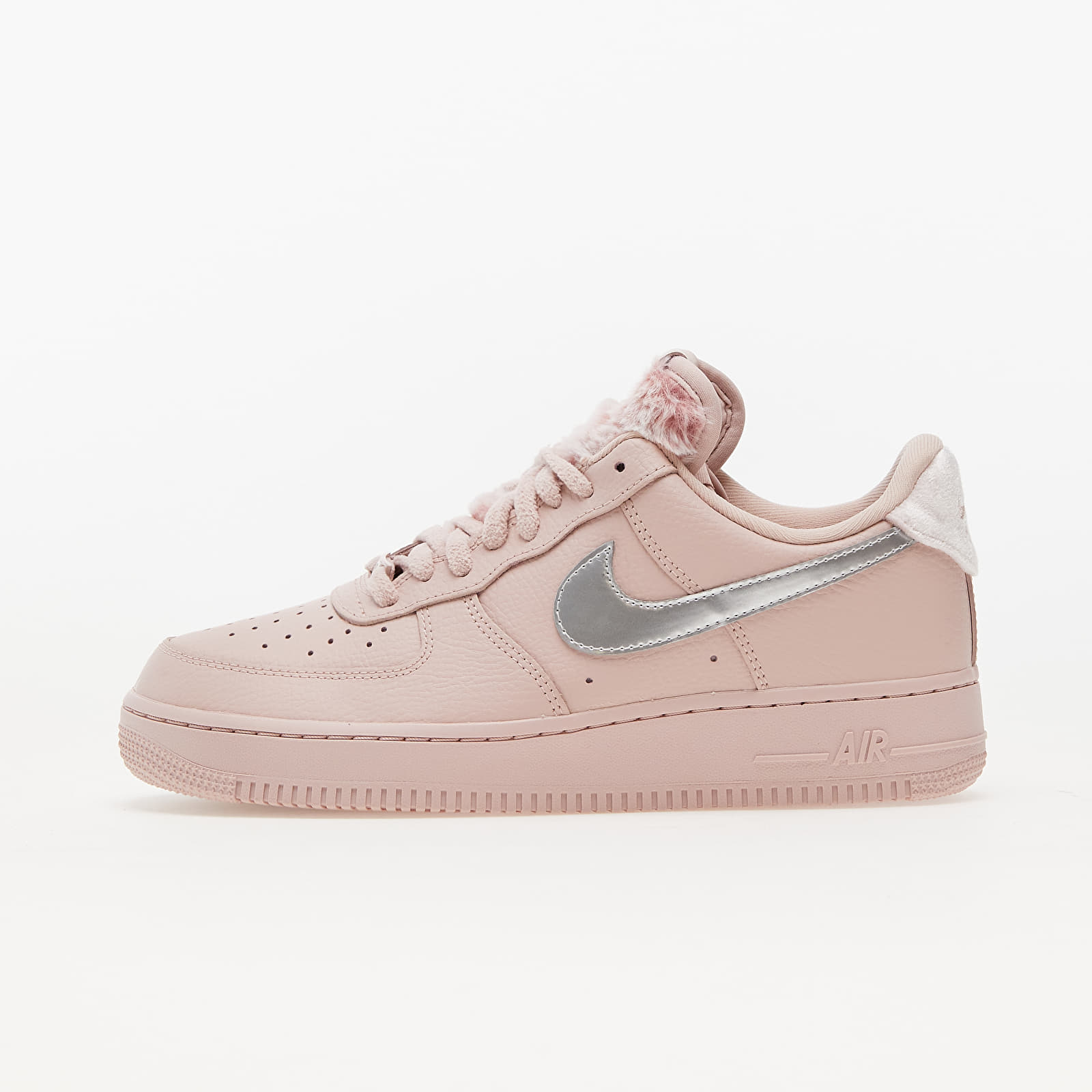 Дамски кецове и обувки Nike W Air Force 1 ’07 Pink Oxford/ Metallic Silver-Cedar 1176358