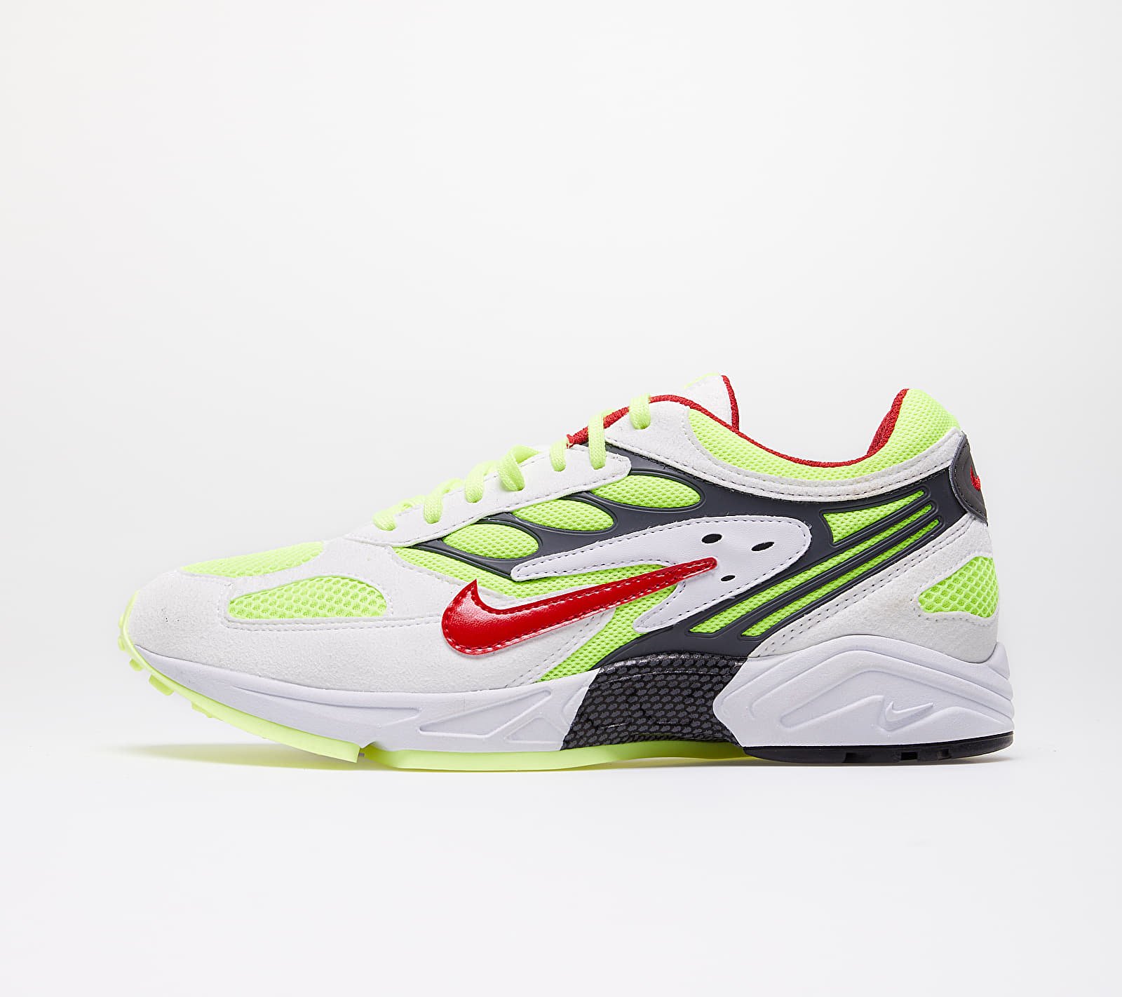 Мъжки кецове и обувки Nike Air Ghost Racer White/ Atom Red-Neon Yellow-Dark Grey 303646