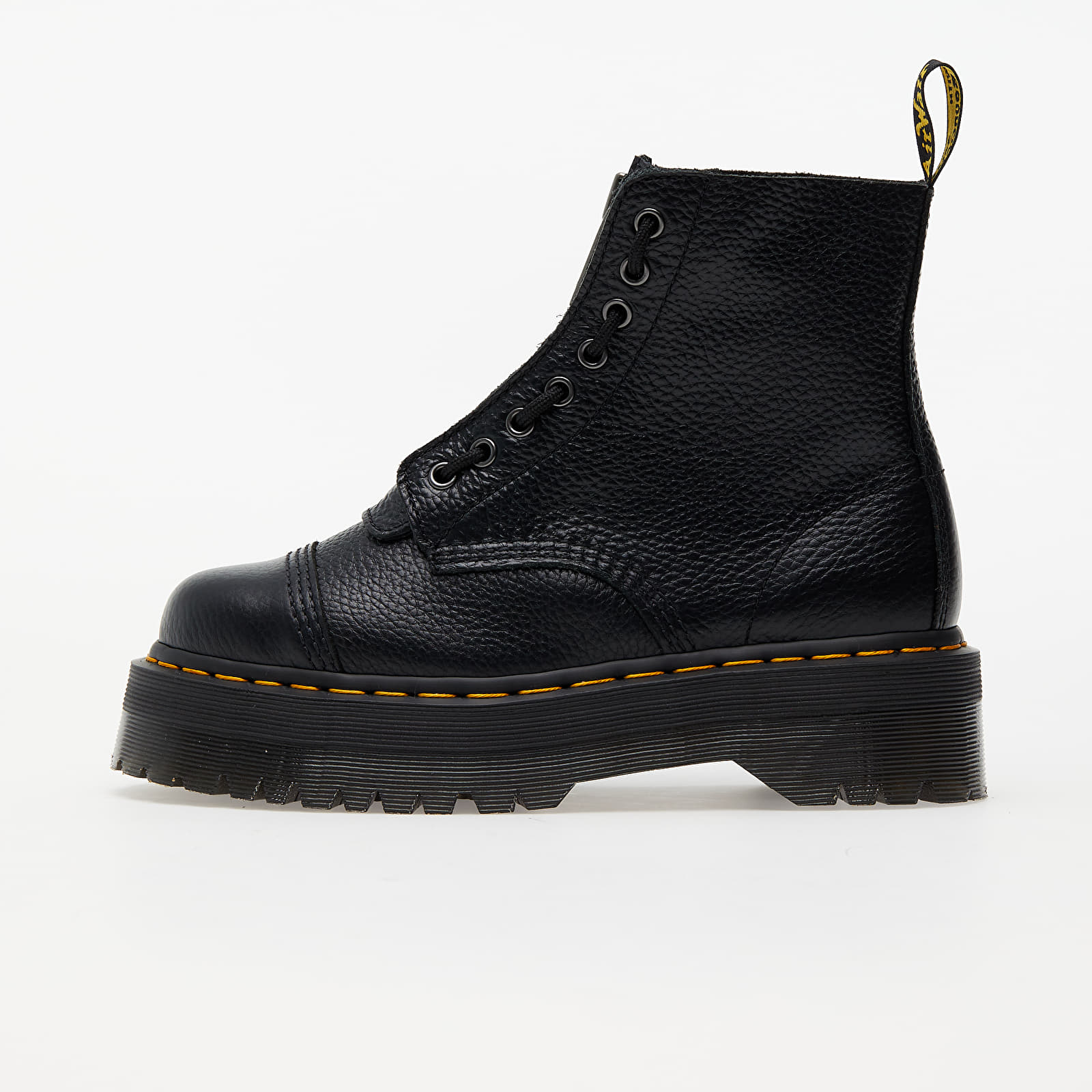 Дамски кецове и обувки Dr. Martens Sinclair Leather Platform Boots Black 580762
