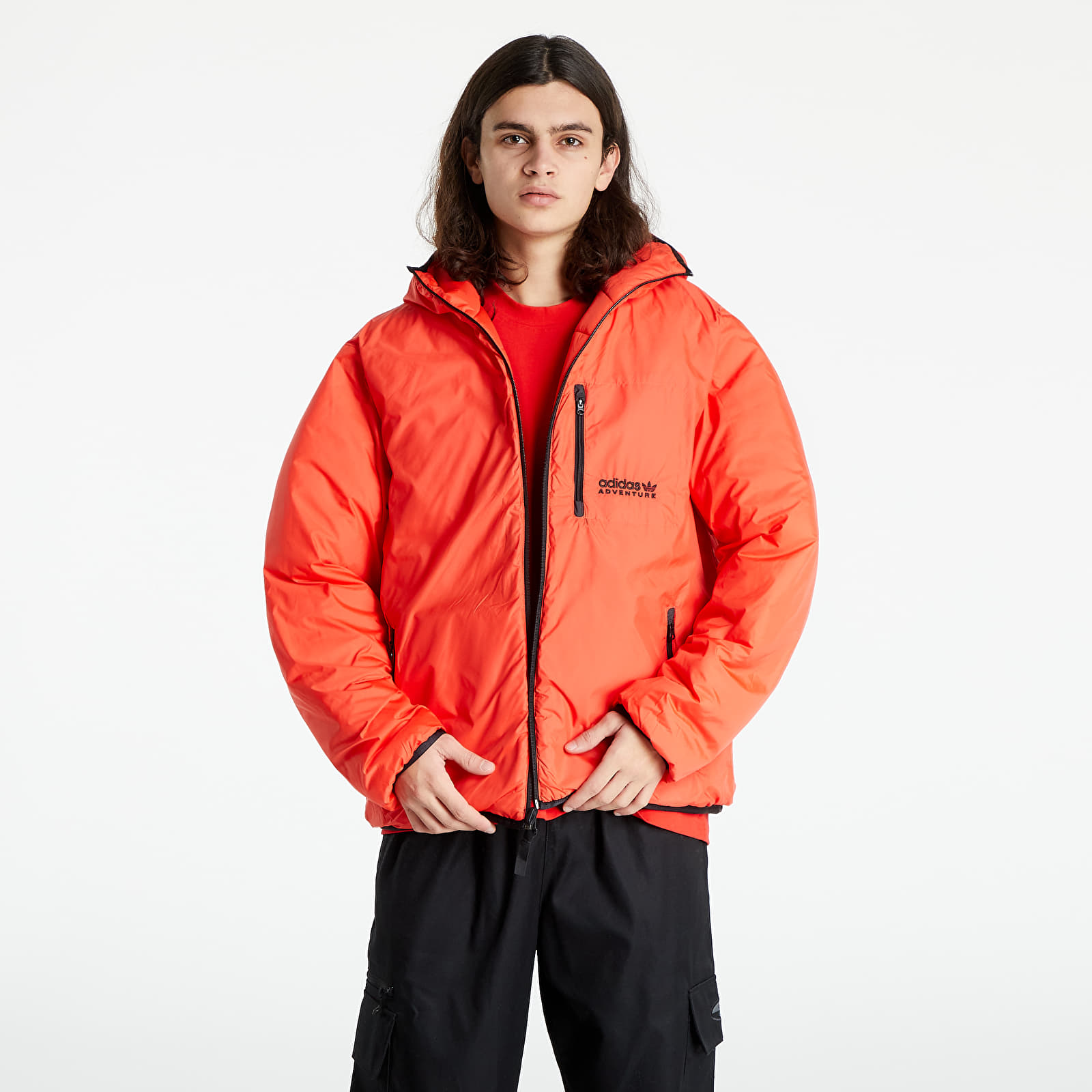 Якета и палта adidas Adventure Puffer Jacket Black/ Bright Red 794452