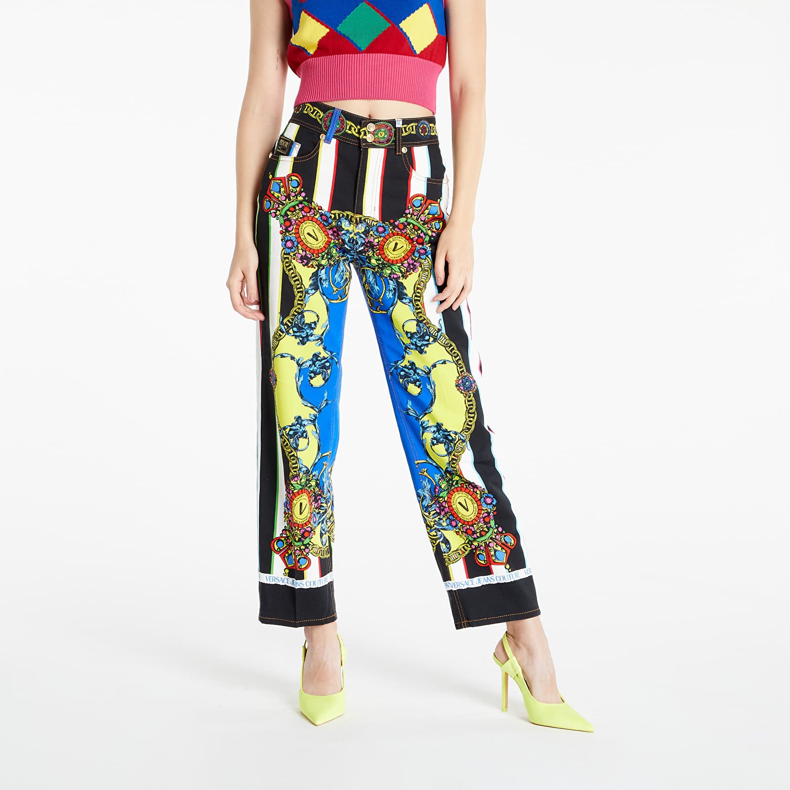 Дънки и панталони Versace Jeans Couture 5 Tasche Light Multicolor 994063