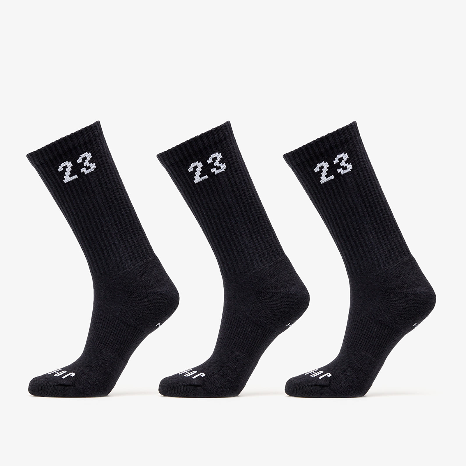 Чорапи Jordan Essentials Crew Socks 3-Pack Black/ White 1057990