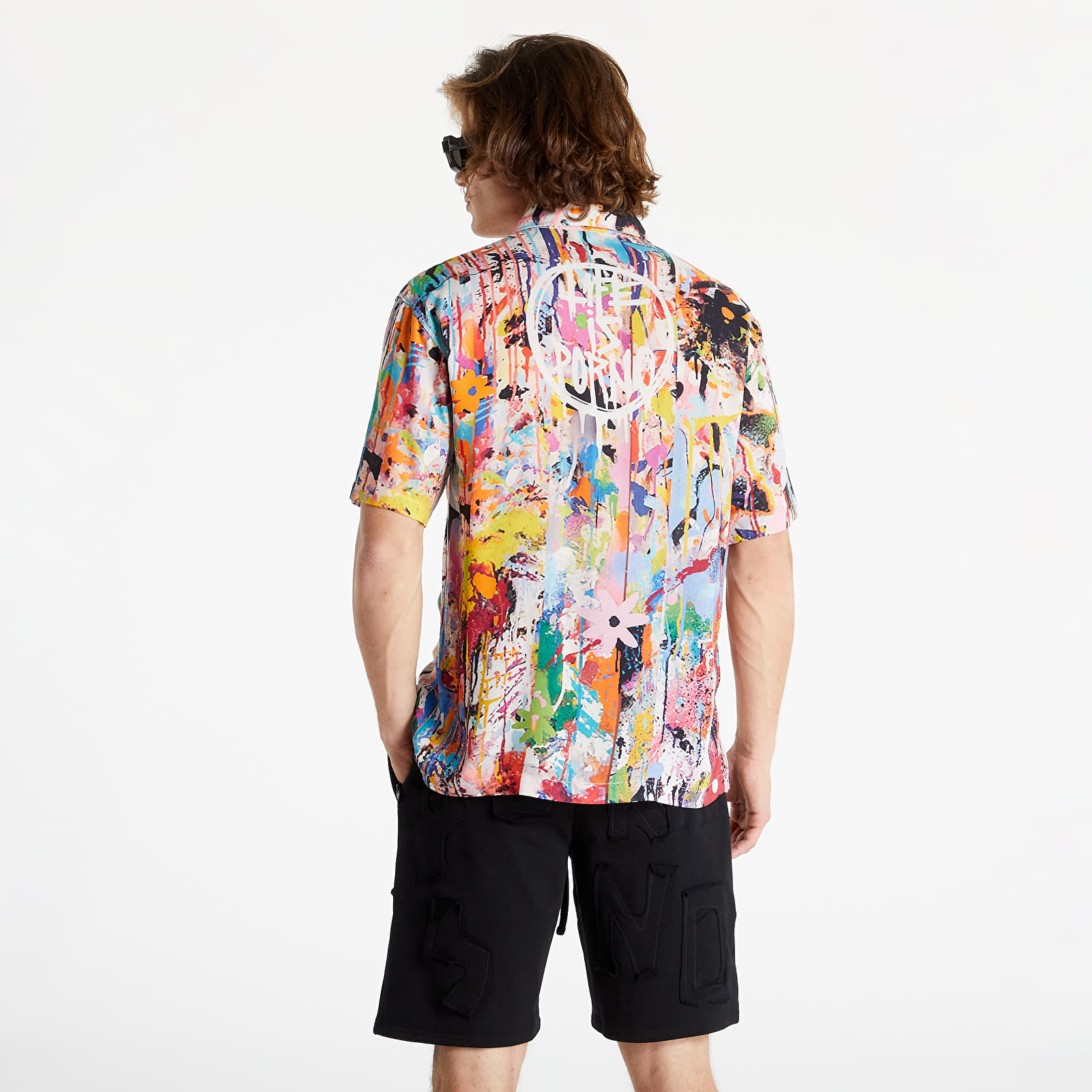 Ризи LIFE IS PORNO Flowers Hawaii Shirt Multicolor 1119691