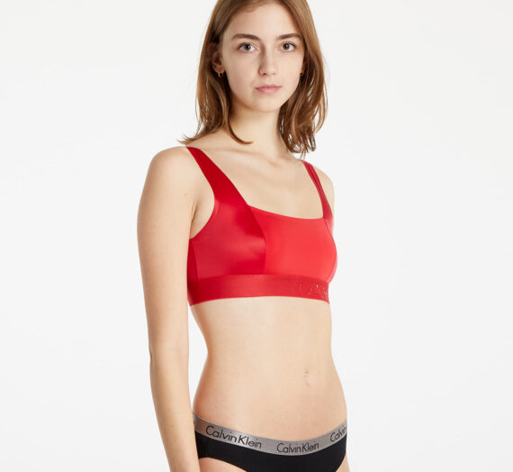 Сутиени Calvin Klein Gloss 9.25 Unlined Bralette Rustic Red 1120288