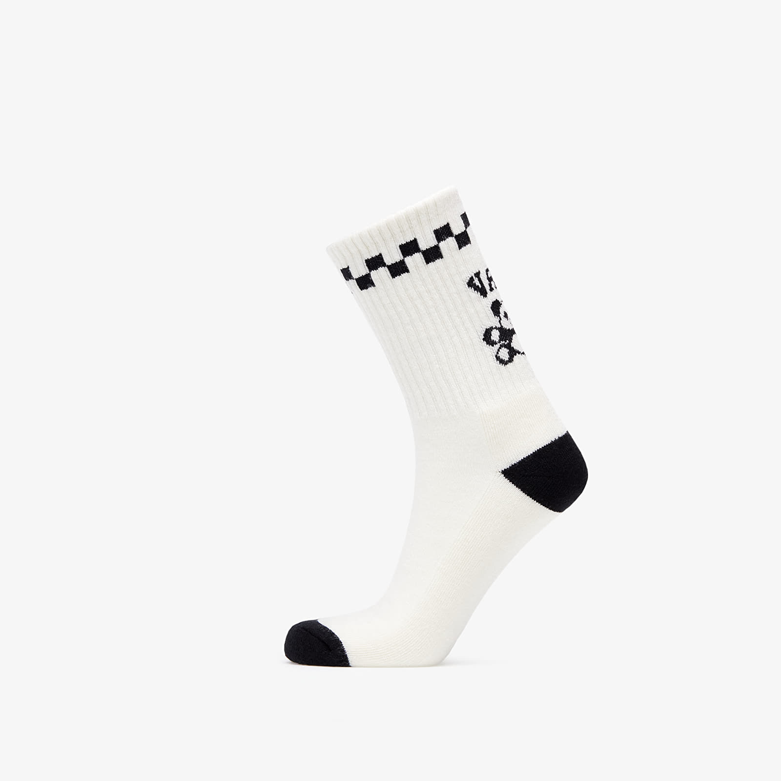 Чорапи Vans Panda Check Crew Sock 1-Pack White 1132198