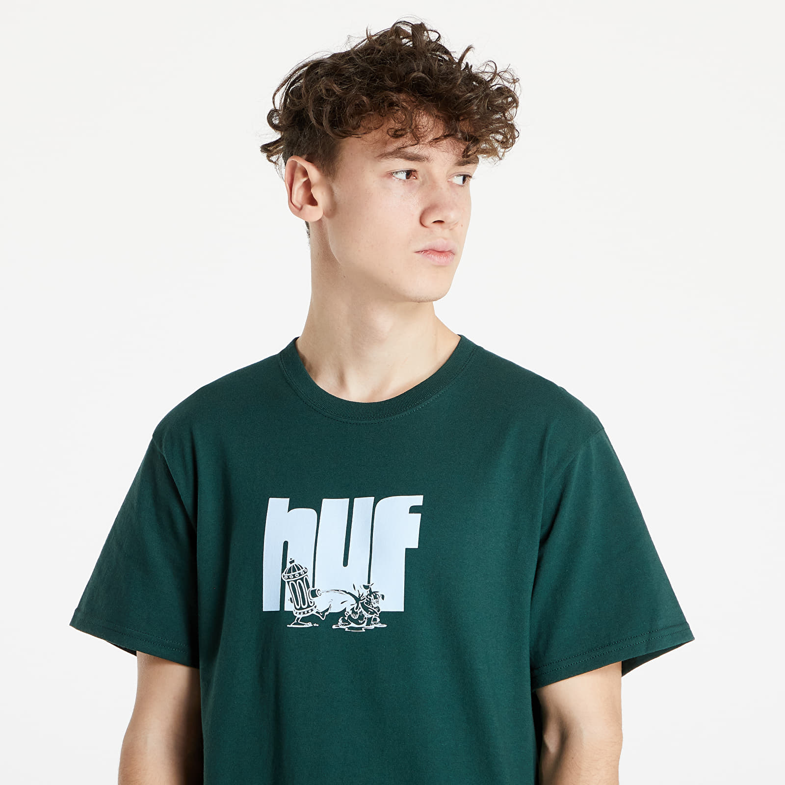 Тениски HUF Hydrate T-Shirt Dark Green 1157188